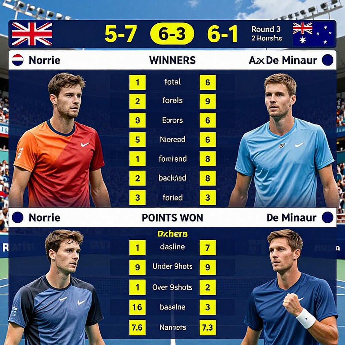 Jack Draper Ends His Season: The Left-Handed Serve and an Arithmetic That Does Not Add Up